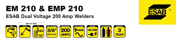 ESAB EM 210 MIG Welder 0700501200